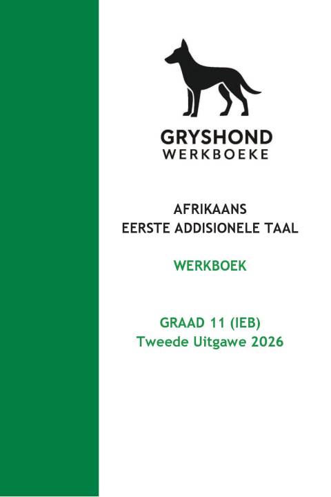 Gryshond Afrikaans FAL Graad 11 Werkboek (2nd ed. 2026)