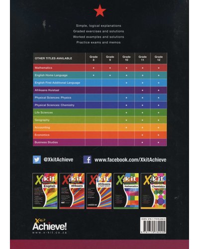 X-Kit Achieve! Mathematics Grade 11 Study Guide