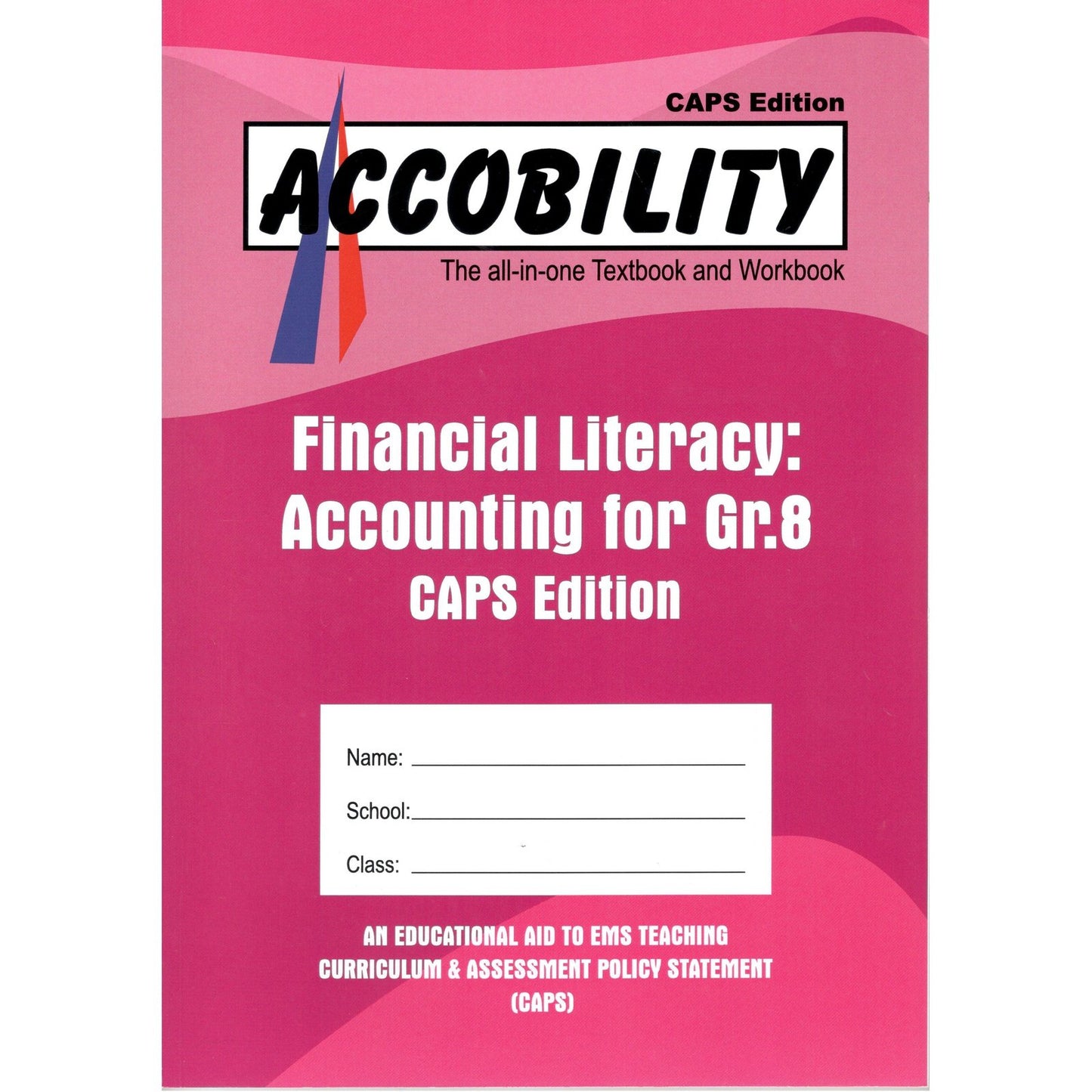 Accobility Financial Literacy: Accounting for Gr. 8 - Amanda Johnson & Co. Textbooks