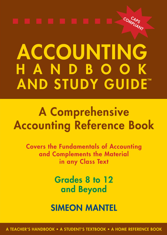 Accounting Handbook & Study Guide Gr 8 to Gr 12