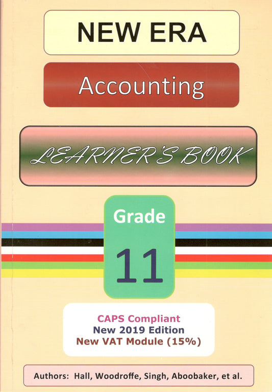 New Era Accounting Grade 11 Learner Book