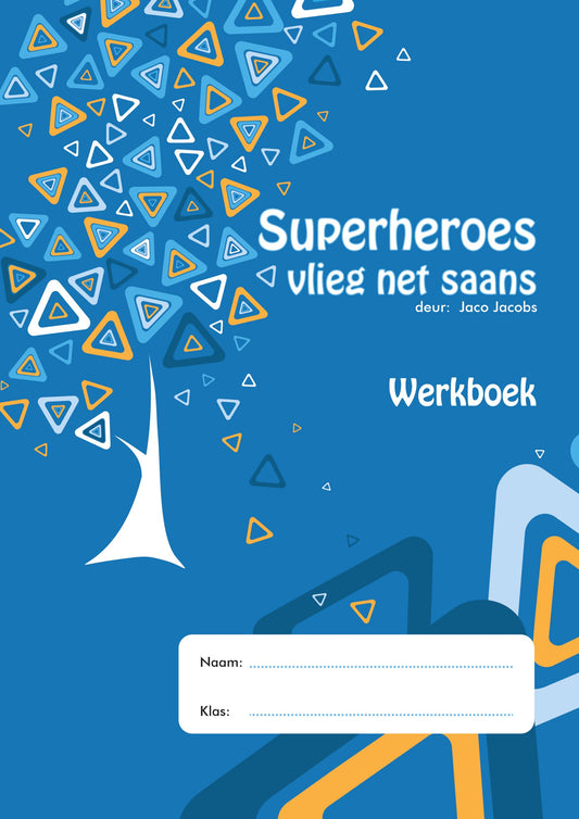 Superheroes Vlieg net Saans - Werkboek