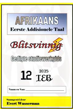 Blitsvinnig Gedigte Studiewerksgids Graad 10-12 (EAT)