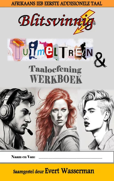 Blitsvinnig Tuimeltrein en Taaloefening Werkboek