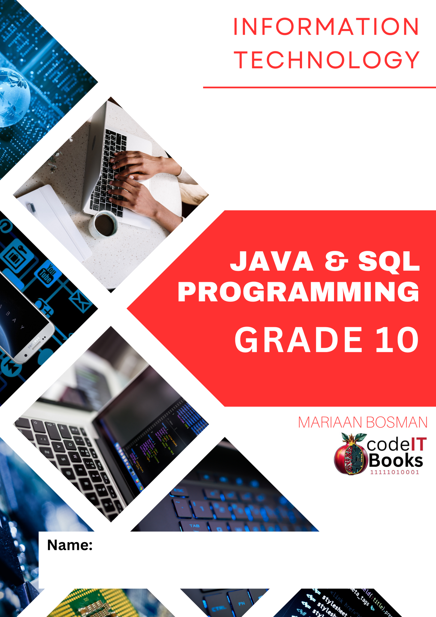 Code IT Books Java & SQL Programming Grade 10