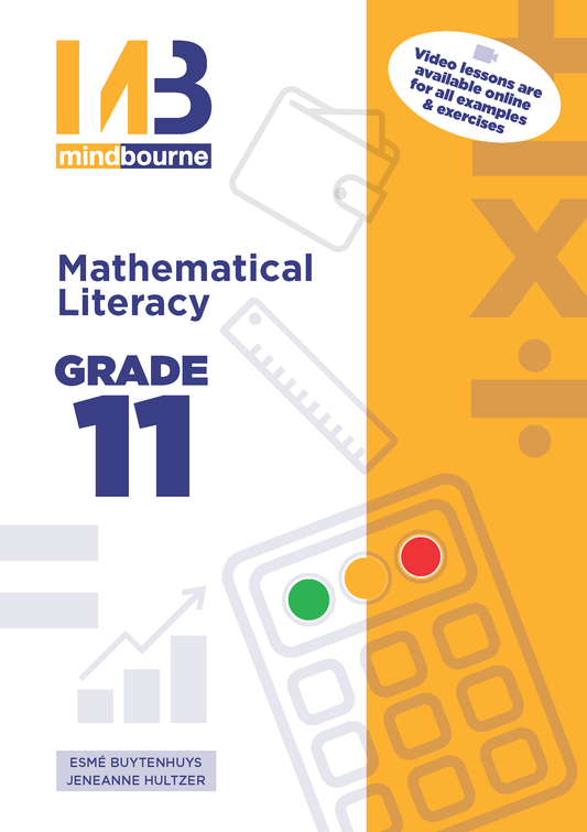 Mindbourne Maths Literacy Grade 11 Textbook - Amanda Johnson & Co. Textbooks