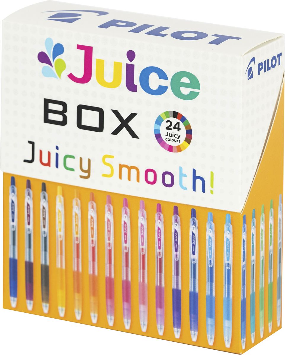 Pilot Juicy Smooth Retractable Pens - Box of 24 - Amanda Johnson & Co. Textbooks