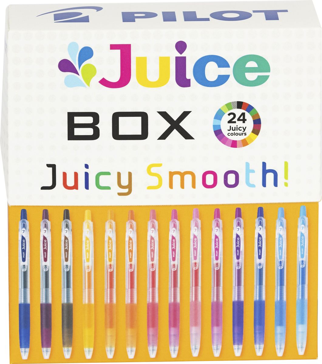 Pilot Juicy Smooth Retractable Pens - Box of 24 - Amanda Johnson & Co. Textbooks