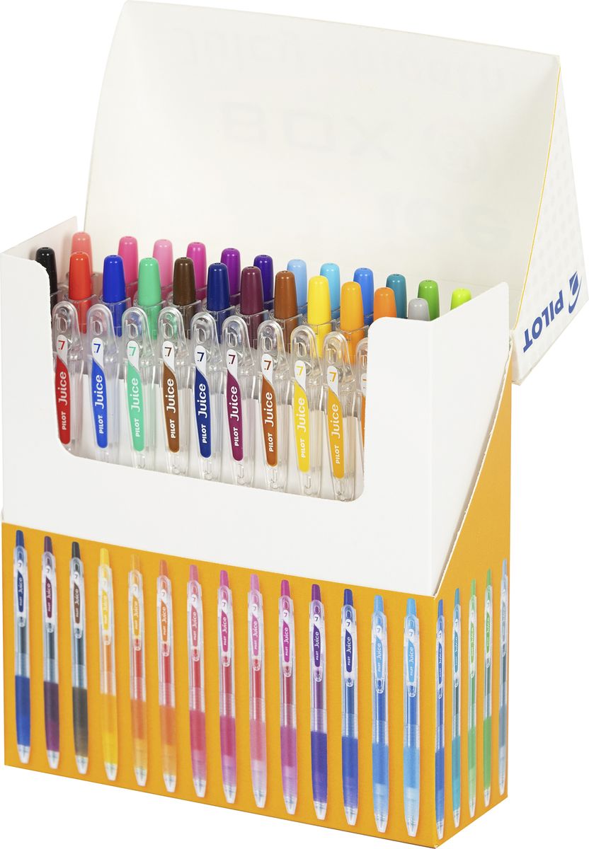 Pilot Juicy Smooth Retractable Pens - Box of 24 - Amanda Johnson & Co. Textbooks