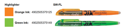 Pilot Frixion Erasable Highlighters - Wallet of 13 Assorted Colours - Amanda Johnson & Co. Textbooks