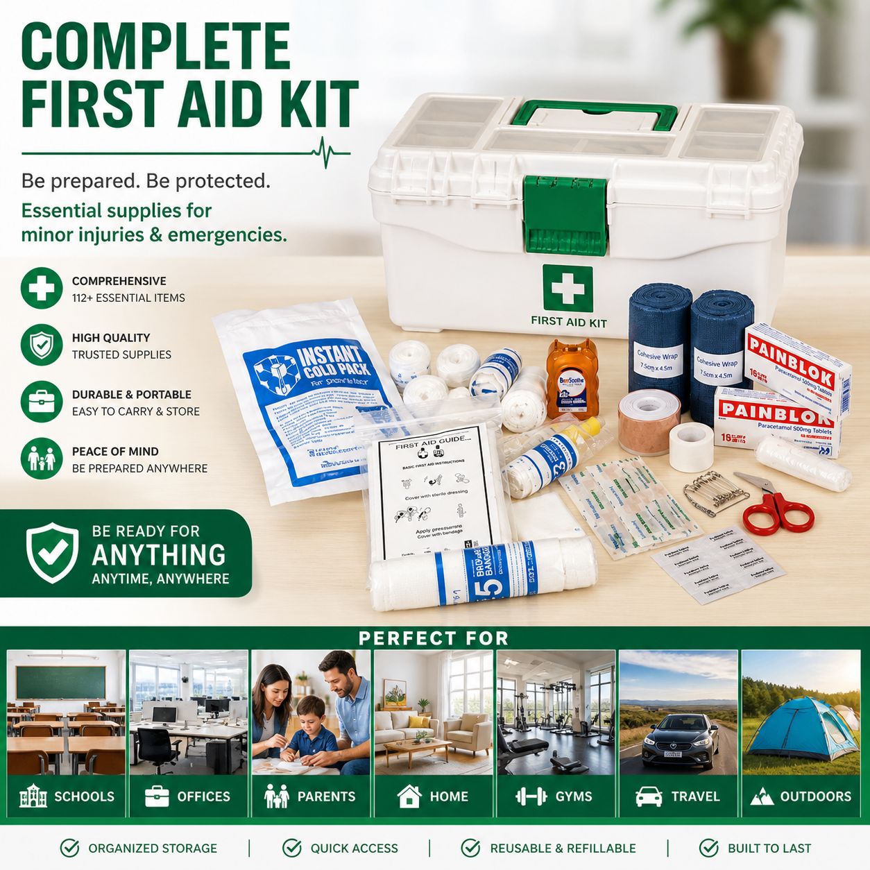 Complete Essential First Aid Kit - Amanda Johnson & Co. Textbooks