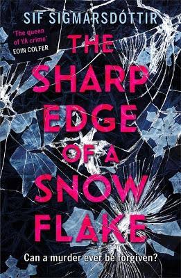 The sharp edge of a snowflake