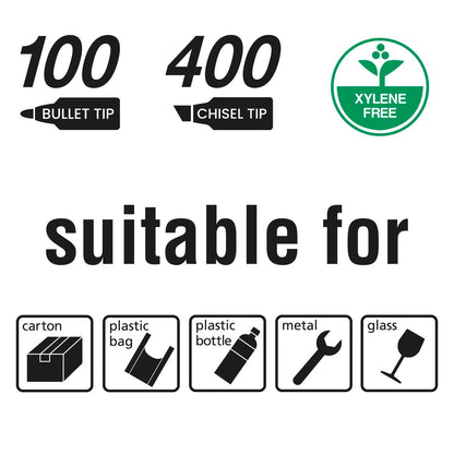 Pilot SCA-100 Bullet Permanent Marker - Wallet of 6 - Amanda Johnson & Co. Textbooks
