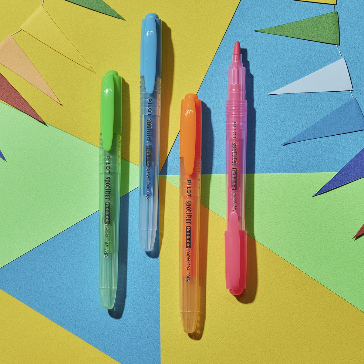Pilot Spotliter Highlighters - Wallet of 6 Colours (1 FREE) - Amanda Johnson & Co. Textbooks