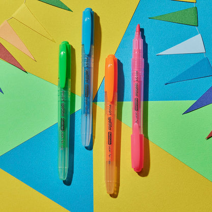 Pilot Spotliter Highlighters - Wallet of 6 Colours (1 FREE) - Amanda Johnson & Co. Textbooks