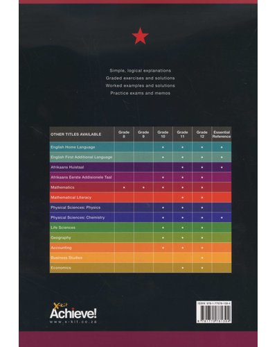 X-Kit Achieve! Grade 10 Mathematics Study Guide