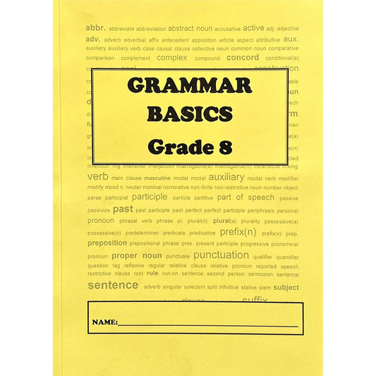 Grammar Basics Workbook Grade 8