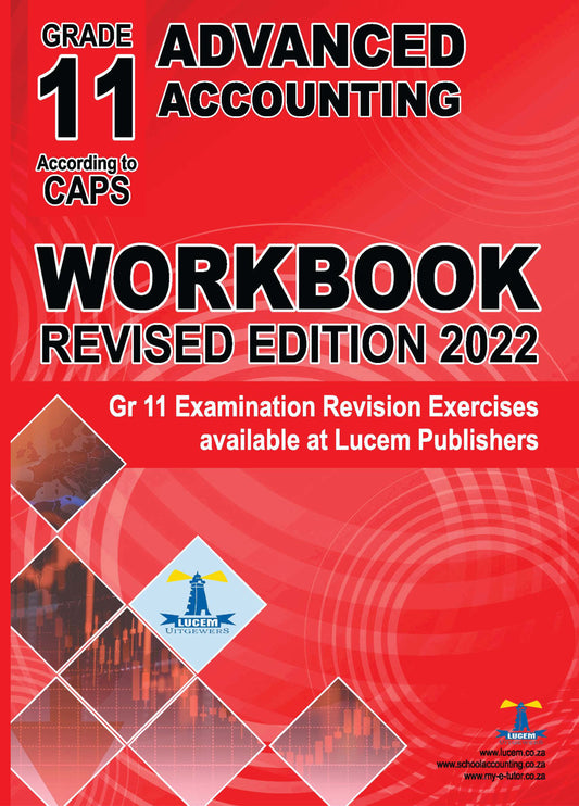 Advanced Accounting Grade 11 Workbook, 2022 ED. - Amanda Johnson & Co. Textbooks