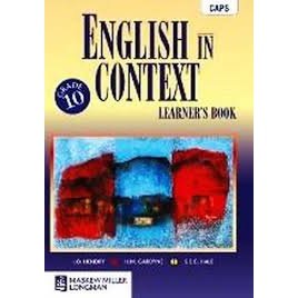 English in Context Grade 10 - Amanda Johnson & Co. Textbooks