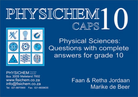 Physichem Science Study Guide Grade 10