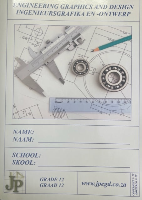 JP Engineering Graphics & Design A3 Workbook Grade 12, 8th Ed.