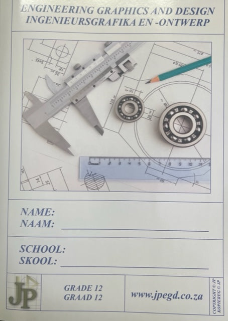 JP Engineering Graphics & Design A3 Workbook Grade 12, 9th Ed.