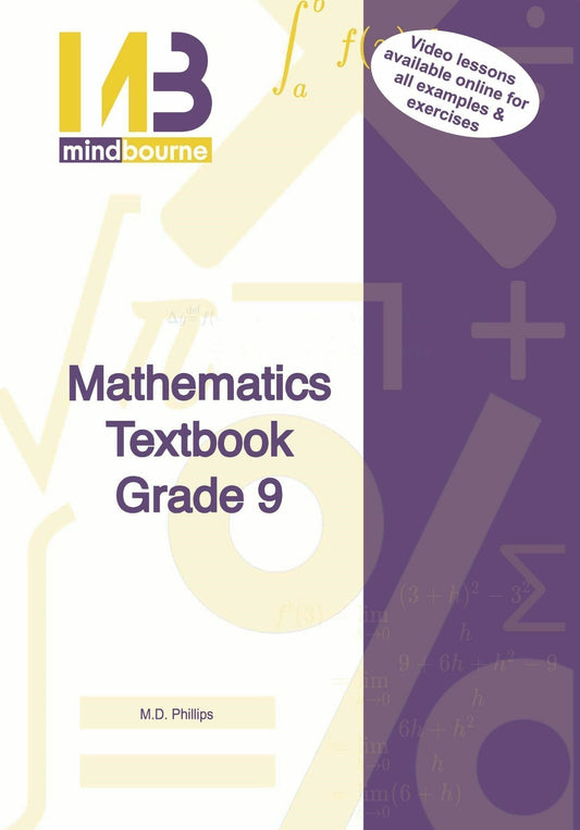 Mindbourne Mathematics Grade 9 Textbook & Video Portal access