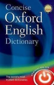 Concise Oxford English Dictionary 12e