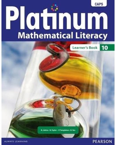 Caps Math Textbook Platinum Mathematical Literacy Grade 10 Learner's Book (CAPS) ISBN ...